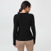 hollow button round neck knit top wholesale women clothing Nihaostyles NSYSQ71470
