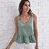new ruffle loose tank top wholesale women clothing Nihaostyles NSYSQ71515