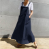 women s loose solid color casual strap dress nihaostyles clothing wholesale NSXIA75369