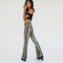 women s snake print Bell-bottoms nihaostyles clothing wholesale NSXIA75340