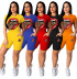 tongue printing multi-color t-shirt set Nihaostyles wholesale clothing vendor NSMDJ75070