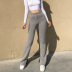 women s high waist solid color split trousers nihaostyles clothing wholesale NSXPF75115