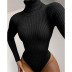 women s high-neck warm-keeping solid color long-sleeved one-piece nihaostyles clothing wholesale NSXPF75117