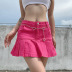 women s ruffled high waist thin stretch denim skirt nihaostyles clothing wholesale NSXPF75120