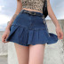 women s ruffled high waist thin stretch denim skirt nihaostyles clothing wholesale NSXPF75120