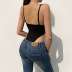 women s high-waisted sling sleeveless jumpsuit  nihaostyles clothing wholesale NSXPF75128