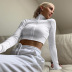 women s tight-fitting short zipper cardigan nihaostyles clothing wholesale NSXPF75140