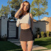 women s pure color high waist skirt nihaostyles clothing wholesale NSXPF75156