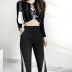 lace stitching hollow high waist solid color trousers nihaostyles clothing wholesale NSXPF75167