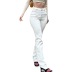 solid color high waist buttocks straight leg jeans nihaostyles clothing wholesale NSXPF75176