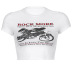 motorcycle letter printing short t-shirt Nihaostyles wholesale clothing vendor NSSSN75238