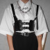 Strap-Style Girdle Punk Style Pu Leather Sling Vest NSSSN75244