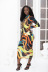 Women s Printed Long Sleeve Dress nihaostyles clothing wholesale NSYC75271