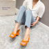 folds stiletto high heels square-toe slippers Nihaostyles wholesale clothing vendor NSCA75281