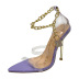 chain rhinestone pointed stiletto sandals Nihaostyles wholesale clothing vendor NSCA75284