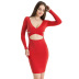 women s long-sleeved dress nihaostyles clothing wholesale NSXPF75303