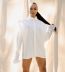 women s shoulder pad long-sleeved solid color shirt nihaostyles clothing wholesale NSXPF75311