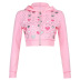 fashion hooded zipper love printing jacket Nihaostyles wholesale clothing vendor NSSSN75375