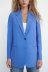 long-sleeved solid color loose casual blazer Nihaostyles wholesale clothing vendor NSAM75417