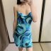 print drape suspender dress Nihaostyles wholesale clothing vendor NSAM75429