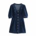 mini denim dress Nihaostyles wholesale clothing vendor NSAM75436