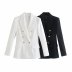 double-breasted slim blazer Nihaostyles wholesale clothing vendor NSAM75455