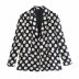 polka dot loose blazer Nihaostyles wholesale clothing vendor NSAM75464