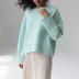 Pure Color Classic Knitted Casual Pullover Sweater Nihaostyles wholesale clothing vendor NSHML75513