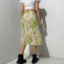 flower pattern printing slim A-line skirt Nihaostyles wholesale clothing vendor NSSSN75549