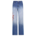 gradiente contraste llama impreso jeans nihaostyles vendedor al por mayor de ropa NSSSN75584
