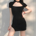 new hollow hanging neck dress Nihaostyles wholesale clothing vendor NSSSN75590