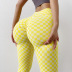 seamless knitted lattice yoga pants Nihaostyles wholesale clothing vendor NSMYY75635