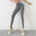 seamless knitted lattice yoga pants Nihaostyles wholesale clothing vendor NSMYY75635