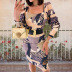 women s square collar printed dress nihaostyles clothing wholesale NSHHF75797