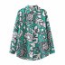 satin printed blouse Nihaostyles wholesale clothing vendor NSAM75834