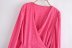 V-neck jacquard waist long-sleeved dress Nihaostyles wholesale clothing vendor NSAM75846