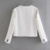 shoulder pad texture jacket Nihaostyles wholesale clothing vendor NSAM75858
