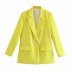 double-breasted loose blazer Nihaostyles wholesale clothing vendor NSAM75896