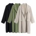 draped windbreaker jacket Nihaostyles wholesale clothing vendor NSAM75902