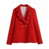 woolen solid color blazer Nihaostyles wholesale clothing vendor NSAM75908
