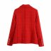 woolen solid color blazer Nihaostyles wholesale clothing vendor NSAM75908
