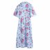 autumn flower print dress Nihaostyles wholesale clothing vendor NSAM75921