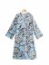 V-neck printed bouquet waist loose dress Nihaostyles wholesale clothing vendor NSAM75922