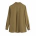 blusa de color sólido Nihaostyles vendedor de ropa al por mayor NSAM75926