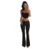 sling irregular vest hollow micro-la trousers set Nihaostyles wholesale clothing vendor NSXPF75931