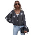 Long Sleeve Star Knit Short Sweater Nihaostyles wholesale clothing vendor NSDMB75941
