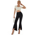 women s slim irregular trousers nihaostyles clothing wholesale NSJM76021