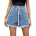 Women s Loose High Waist Wide Legs Frayed Denim Shorts nihaostyles clothing wholesale NSJM76026