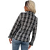 women s long loose plaid shirt nihaostyles clothing wholesale NSJM76028