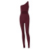 women s hollow solid color jumpsuit nihaostyles clothing wholesale NSLJ76050